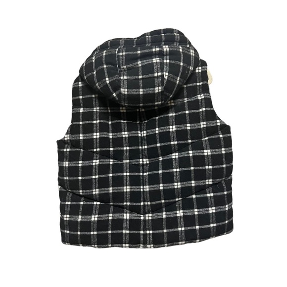 ZARA Plaid Quilted Puffer Vest - Picture 5 of 5
